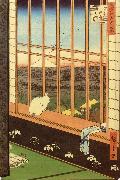 Hiroshige, Ando Cat at Window china oil painting reproduction